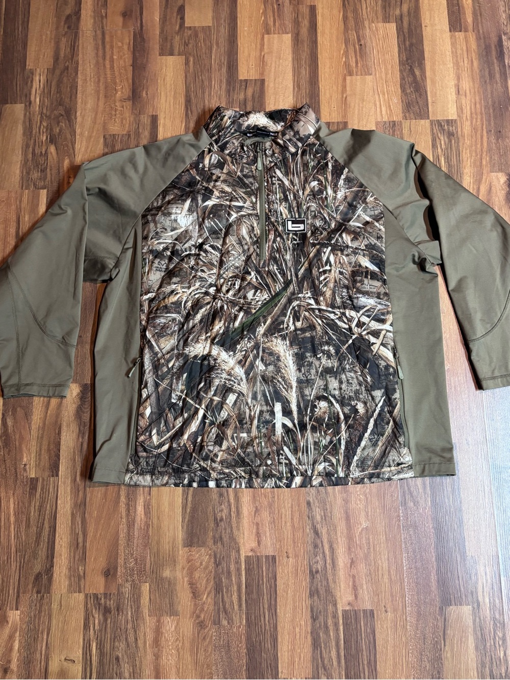 Banded Hailstone Quarter-Zip Pullover Jacket Realtree Max-5 waterfowl camo 3XL